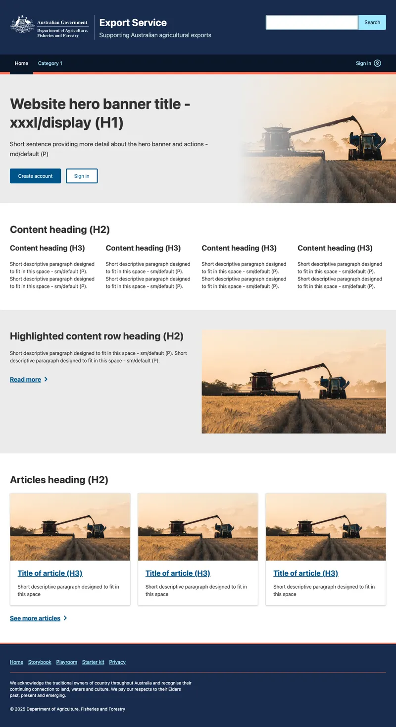 Screenshot of a successful usage of palettes